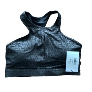 Zyia Black Flower Power Bra